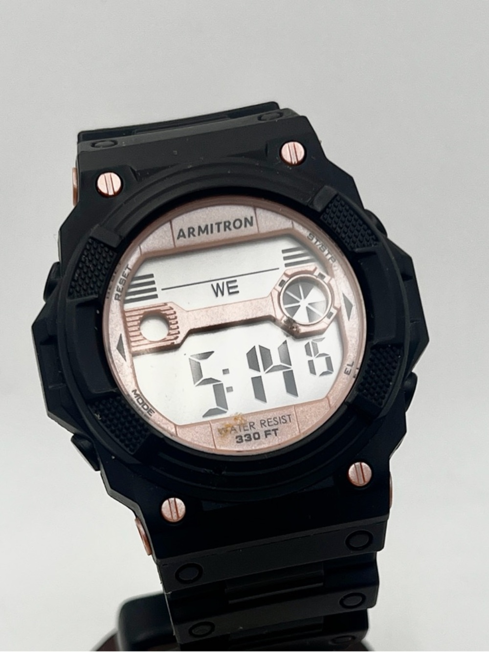 Armitron Womens Watch Digital Black Pink Pro Sports - Picture 3 of 10